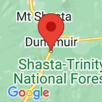Map of Dunsmuir, CA US